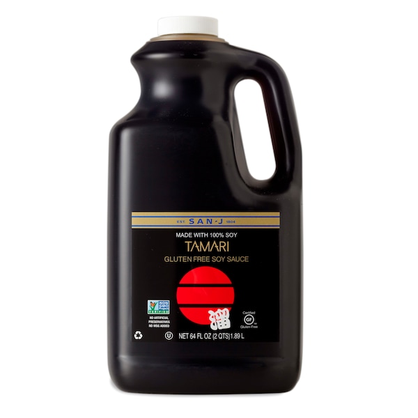 San-J International Gluten Free Tamari Soy Sauce 64 oz., PK6 10075810021408 - main